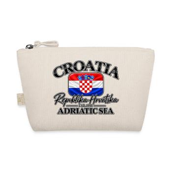 Croatia - Kroatien - Wappen - Mittelmeer - Adria - Bio-Täschchen - Natur - Vorne