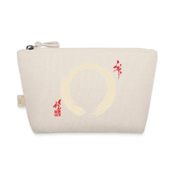 Zen Enso Circle – Buddhistische Pinselstrichmeditation - Bio-Täschchen - Natur - Vorne