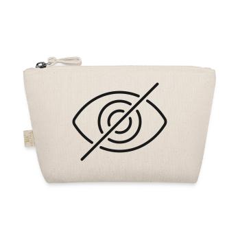 Symbol der Hidden Eye Privacy Line - Bio-Täschchen - Natur - Vorne