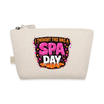  I Thought This Was A Spa Day Lustiger Wellness - Bio-Täschchen - Natur - Vorne