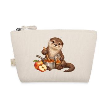 Otter kocht Apfelmarmelade - Bio-Täschchen - Natur - Vorne