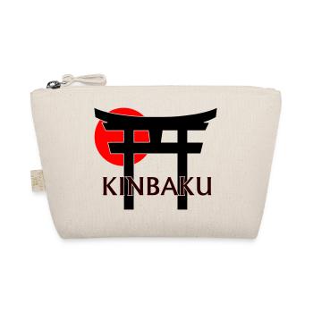 Kinbaku unter Torii und roter Sonne (weiß) - Bio-Täschchen - Natur - Vorne