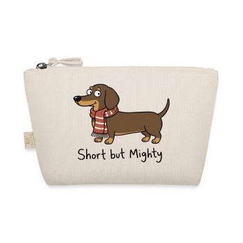 Dackel Hund Spruch - Bio-Täschchen - Natur - Vorne