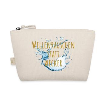 Wellenrauschen statt Wecker - Bio-Täschchen - Natur - Vorne