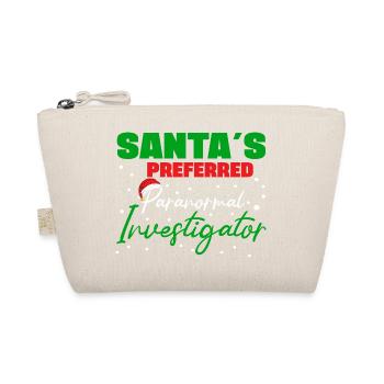 Santa`s Preferred Paranormal Investigator Gifts - Bio-Täschchen - Natur - Vorne