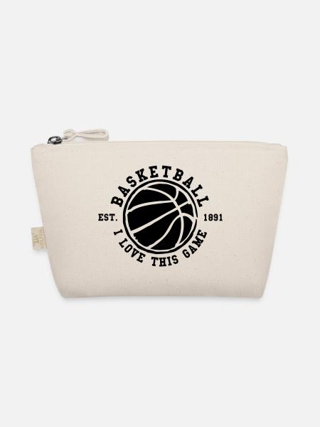 Basket-ball - i love this game - Trousse biologique - nature - Devant