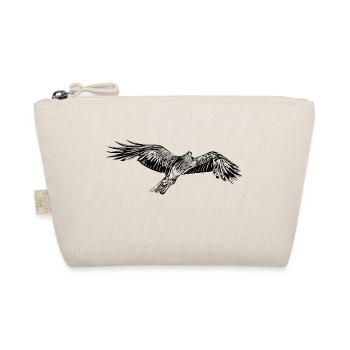 Eleganter fliegender Falke - Bio-Täschchen - Natur - Vorne