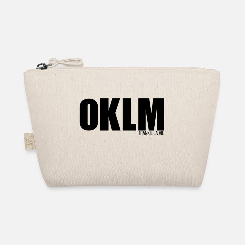 OKLM Trankil das schwarze Leben Bio-Täschchen