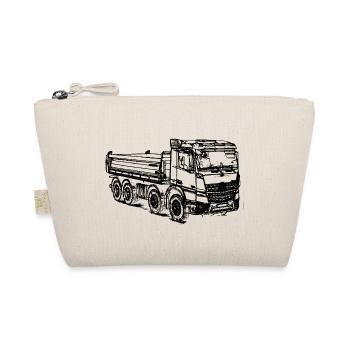 Truck dump truck tipper truck camion ci'ar'wka - Organic Pouch - nature - Front