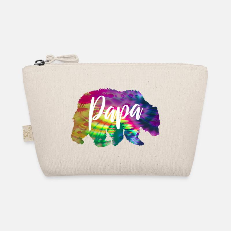 Bear Papa Batik Tie Dye Organic Pouch