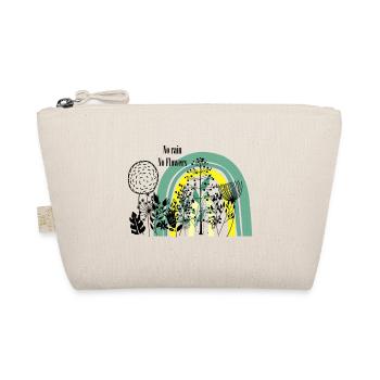 No rain no flowers - T-shirt - Organic Pouch - nature - Front