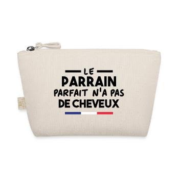 Le parrain parfait n'a pas de cheveux - Trousse biologique - nature - Devant