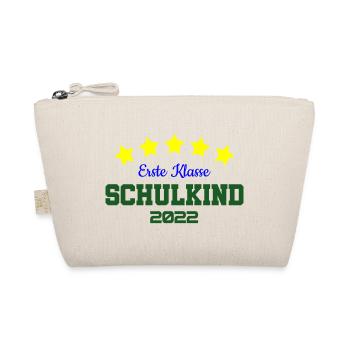 Farben änderbar | Erste Klasse Schulkind 2022 - Bio-Täschchen - Natur - Vorne