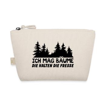 Ich Mag Bäume Die Halten Die Fresse - Bio-Täschchen - Natur - Vorne