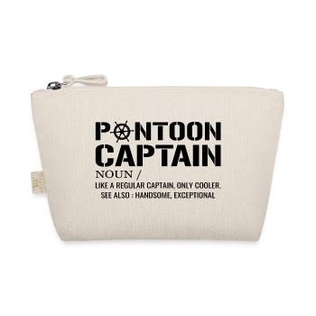Pontoon Captain Definition Funny Pontoon Boat - Trousse biologique - nature - Devant