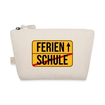 Ortsschild Ferien Schule Sommerferien Urlaub - Bio-Täschchen - Natur - Vorne