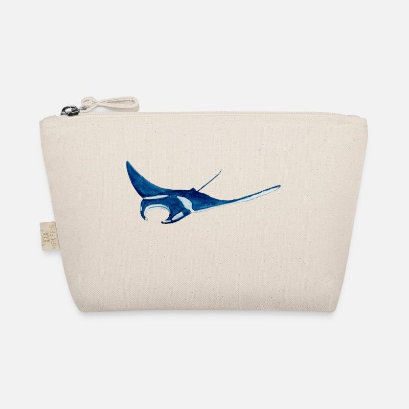 Manta ray var2 Bio-Täschchen