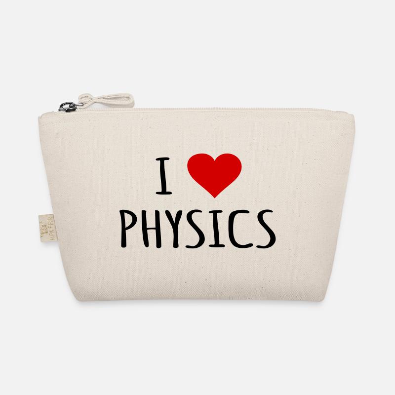 Physik Physiker Physiklehrer Geschenk I love Bio-Täschchen
