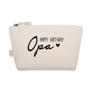 Happy Birthday Opa - Bio-Täschchen - Natur - Vorne