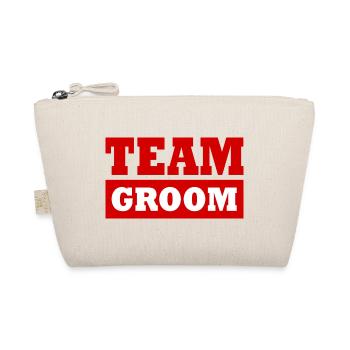 Team groom - Organic Pouch - nature - Front