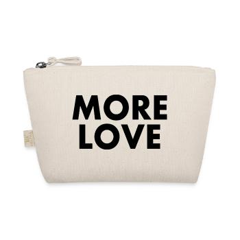 More love - Organic Pouch - nature - Front