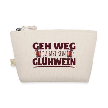 Geh Weg du bist kein Glühwein Spüche Weihnachten - Bio-Täschchen - Natur - Vorne