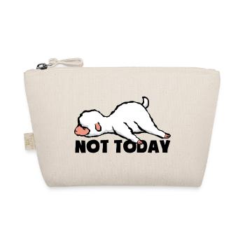 Not today - Tired and lazy - Lamb - Sheep - Organic Pouch - nature - Front