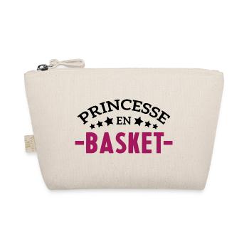 Princesse en basket Cadeau femme humour - Trousse biologique - nature - Devant