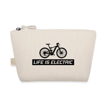 E-Bike Electric Bicycle Bike Cycling Biker Mtb - Organic Pouch - nature - Front