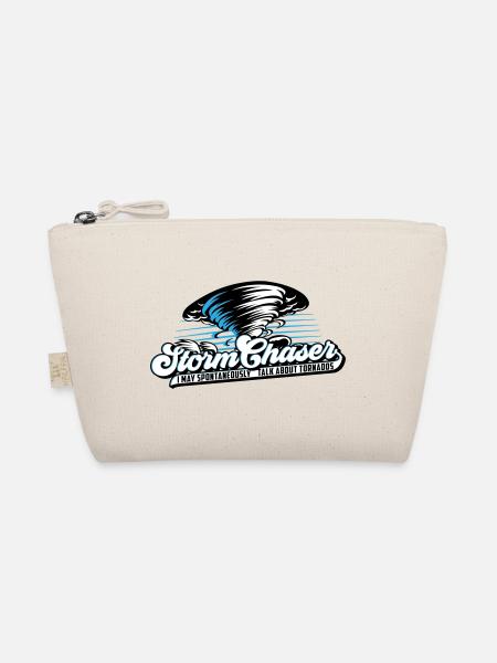 Colors can be changed | Storm Hunter Tornadoes Weather - Organic Pouch - nature - Front