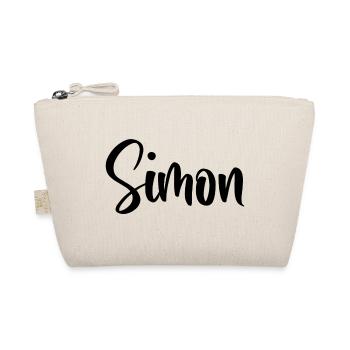 First name Simon - Organic Pouch - nature - Front