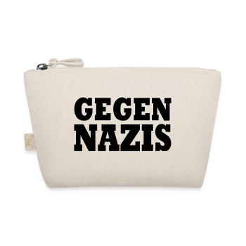 Gegen nazis - Bio-Täschchen - Natur - Vorne
