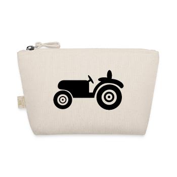 Tractor - Oldtimer - Organic Pouch - nature - Front