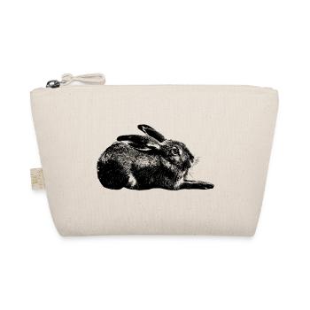 Hase / european hare / rabbit - Organic Pouch - nature - Front