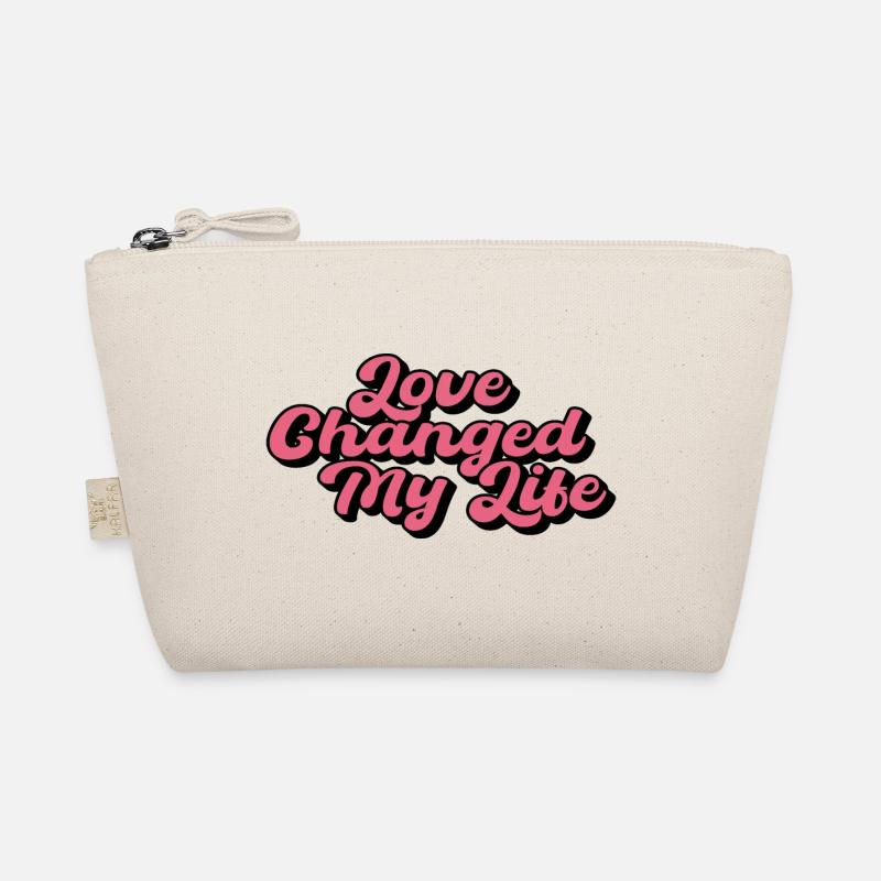 Liebe hat mein Leben verändert Bio-Täschchen