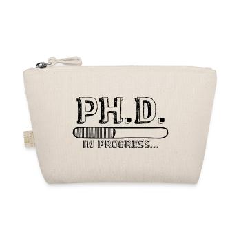 Ph.D. in Bearbeitung, PhD Doktorat Graduiertengrad - Bio-Täschchen - Natur - Vorne