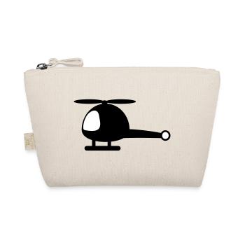 Helicopter cartoon - Bio-Täschchen - Natur - Vorne