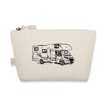 Camper Alcove Camping Camper black - Organic Pouch - nature - Front