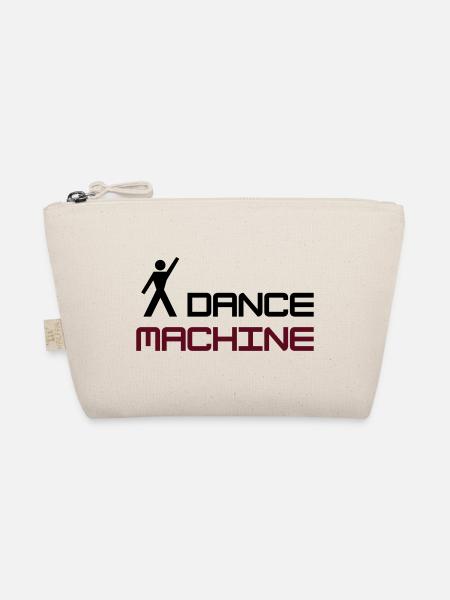★ Designfarben änderbar ★ Dance Machine - Bio-Täschchen - Natur - Vorne