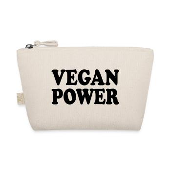 Vegan power - Organic Pouch - nature - Front