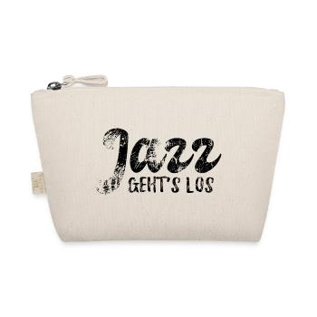 Jazz geht's los - Jazz Musik Fan Geschenk - Bio-Täschchen - Natur - Vorne