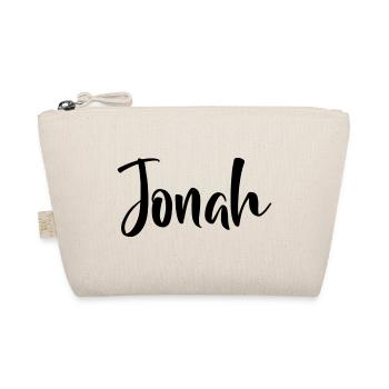 Prénom Jonas - Trousse biologique - nature - Devant