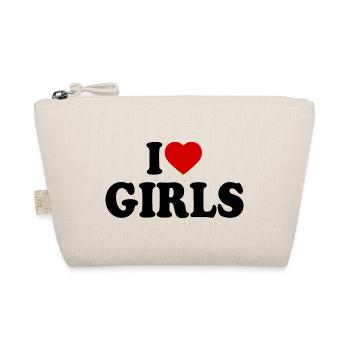 I love girls - Trousse biologique - nature - Devant