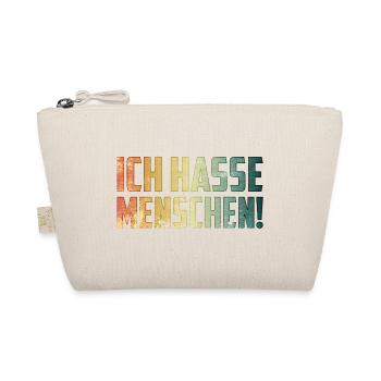 Ich hasse Menschen - Bio-Täschchen - Natur - Vorne