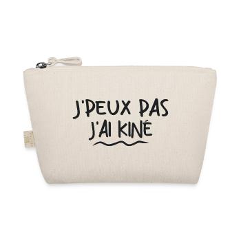 Je peux pas j'ai kiné | J'peux pas j'ai kiné - Trousse biologique - nature - Devant