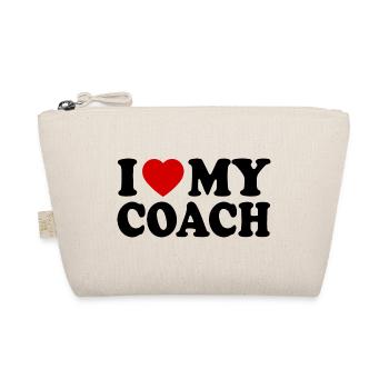 I love my coach - Bio-Täschchen - Natur - Vorne