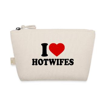 I love hotwifes - Bio-Täschchen - Natur - Vorne
