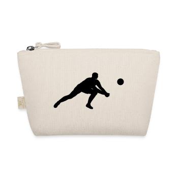 Silhouette noire d’un joueur de volley-ball - Trousse biologique - nature - Devant