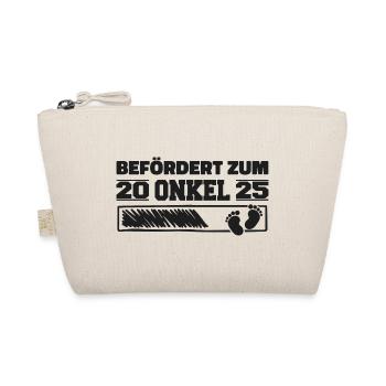 Pregnancy Announce Birth 2025 Uncle - Organic Pouch - nature - Front