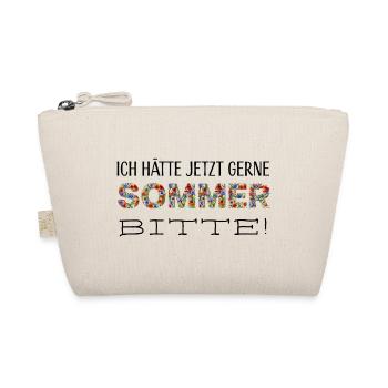 Ich hätte jetzt gerne Sommer, bitte! - Bio-Täschchen - Natur - Vorne
